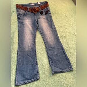 No Boundaries Light Blue Flare Jeans